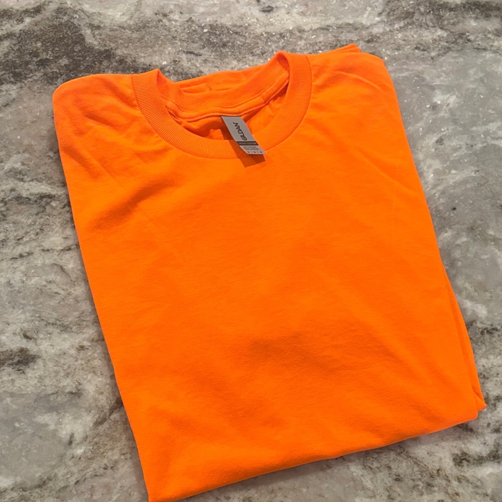 Gildan Vibrant Orange Short Sleeve Tee